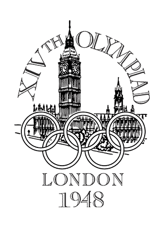 Olympics logo London United Kingdom 1948 summer
